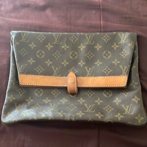 Louis Vuitton vintage large folding clutch